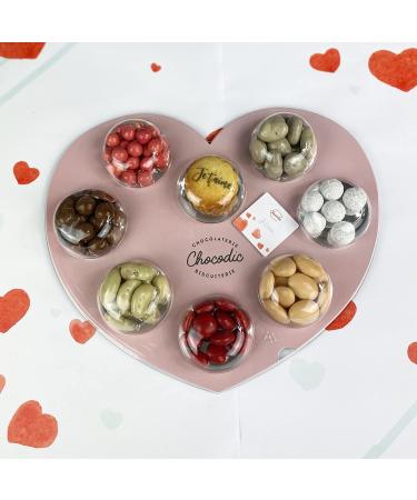 VALENTINE'S DAY CHOCOLATE BOX - VALENTINE'S DAY HEART PALETTE BOX - VALENTINE'S DAY CHOCOLATE
