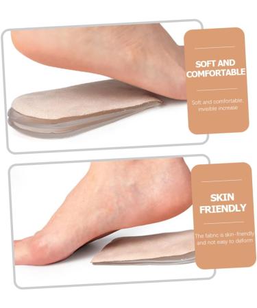 Beaupretty 1 Set Half Size Heel Pad Half Lift Cushions Unisex Heightened Heel Pads Insoles Men Portable Heel Pads Practical Heightened Pads Self-Adhesive Shoe Insole Unisex Heel Cushions - Buy Online on GoSupps.com