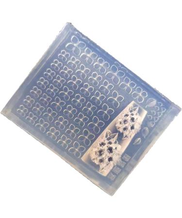 MCAORI 3D Nail Art Mold with Flower Patterns Template Carving Sticker Stencil Tools Creative Stunning Nail Decorations Moulds - Buy Online on GoSupps.com