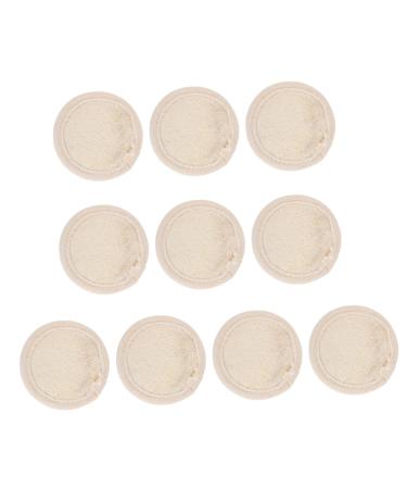 Housoutil 1 Set Loofah Face Wash Makeup Remover Puffs Loofa Face Scrubber Loofah Puff Sponge Puff Eye Makeup Remover Puff Makeup Powder Puff Facial Cleaning Pad Round Face Pad Cosmetic Miss