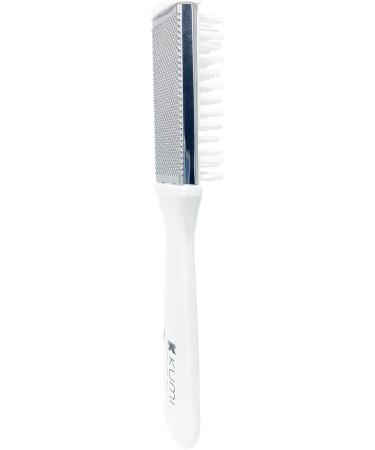 Kumi Professional Double-Sided Foot File for Hard Skin - Stainless Steel Rasp & Nylon Bristle Nail Brush Perfect for Removing Hard Skin and Foot or Toe Cleaning. - Buy Online on GoSupps.com