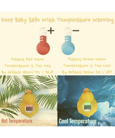ZSquared Baby Bath Floating Toy - Digital Water Duck Thermometer with Safety Warning | Perfect Gift for Parents & Kids - Buy Online on GoSupps.com