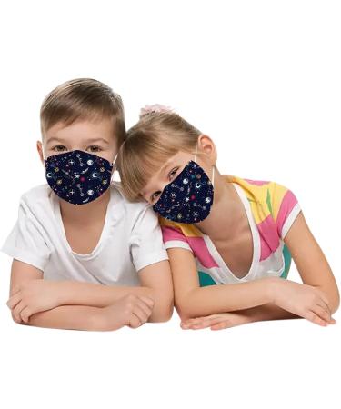 Genetic 10-Pack Kids 3D Fish Shape Cloth Masks - Breathable & Disposable Mouth Protection for Outdoor Use - Buy Online on GoSupps.com