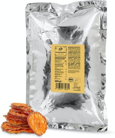  KoRo KoRo - Organic sweet potato chips 200g - Crisp chips without fat and artificial flavors from organic farming - Buy Online on GoSupps.com