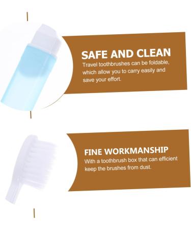 8pcs Foldable Toothbrush Set - Soft Bristles Travel-Friendly Perfect Gift | Buy Now Worldwide Shipping - Buy Online on GoSupps.com