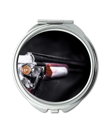 Mirror makeup mirror gun art Round Mirror ammo ammunition bullet pocket mirror portable mirror