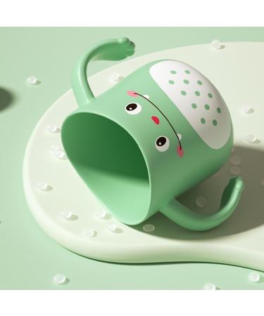 Buy Dinosaur Toothbrush Mug for Kids | Double Handle Cartoon Toothbrush Cups - Ideal Toothbrush Accessories for Boys & Girls - Buy Online on GoSupps.com