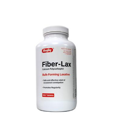 Fiber-Lax Tablets 500 Mg 500 ea