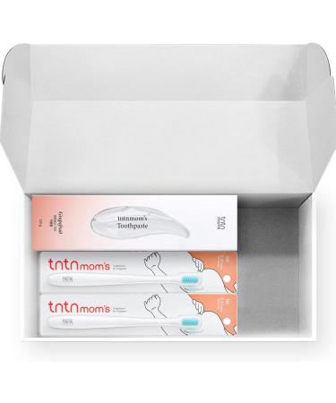 TNTN MOM'S Grapefruit Toothpaste & Ultra Fine Toothbrush Set for Pregnant Women - Buy Online on GoSupps.com