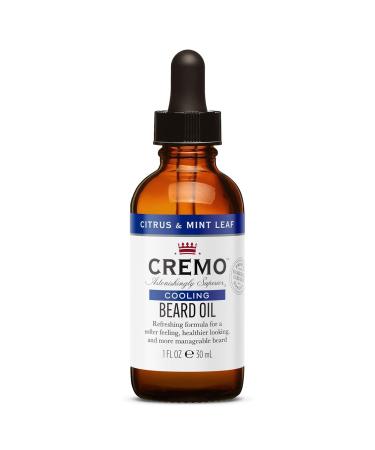 CREMO Soothing Beard Oil & Shampoo Set for Men | Natural Citrus & Mint Fragrance | 30ml Oil + 177ml Shampoo | Best International Shipping - Buy Online on GoSupps.com