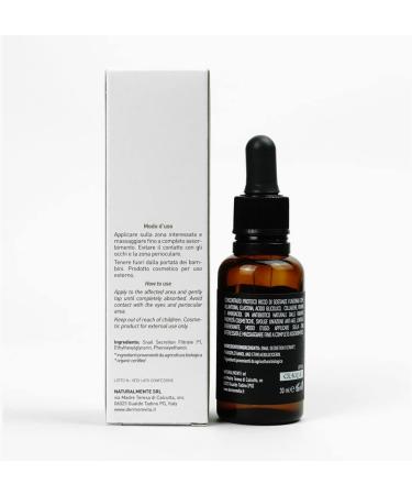 Dermorevita Organic snail glue 99 pure made in Italy certified organic antiaging regenerating fights spots acne wrinkles scars 30 ml - Buy Online on GoSupps.com