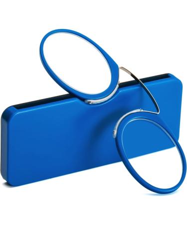 Kokobin Unisex Reading Glasses | Compact Mini Nose Clip | Iron-Free +1.5 Light Blue | Slide-Resistant Eyewear | Always Handy for Eye Comfort - Buy Online on GoSupps.com