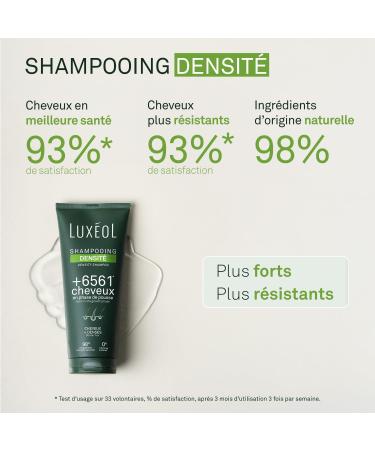 LUXEOL - Routine Densit Compl te - Augmente La Densit Capillaire - Shampooing + Apr s-Shampooing + S rum + Masque Capillaire - Cliniquement Prouv s* - Fabriqu En France - Buy Online on GoSupps.com
