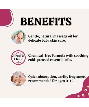 LF Baby Care Massage Oil - Nourishing Blend of 9 Oils for Healthy Babies | 100ml - Buy Online on GoSupps.com
