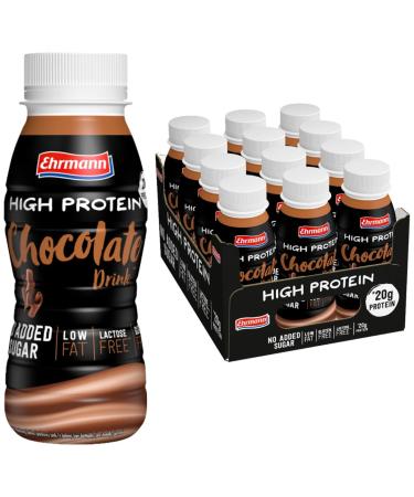 Ehrmann High Protein Chocolate Drink 250 milliliters x 12 pieces