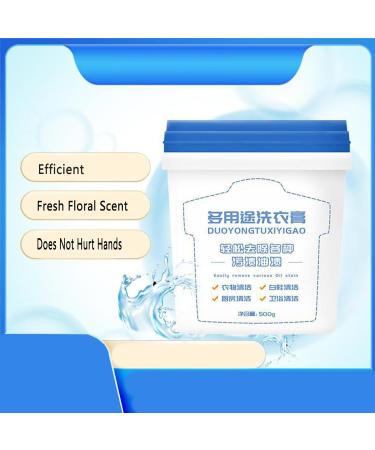 Multifunctional Laundry Cream Powerful Stain Removal Oil Stains And Fruit Stains Laundry Artifact White Shoe Cleaning Cream - Buy Online on GoSupps.com