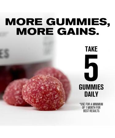 Jacked Factory Creatine Monohydrate Gummies 5g Daily Dose - Creatine Gummy for Men and Women Vegan-Friendly Travel-Friendly Third-Party Tested - 150 Gummies - Blue Raspberry Watermelon & Lemon - Buy Online on GoSupps.com