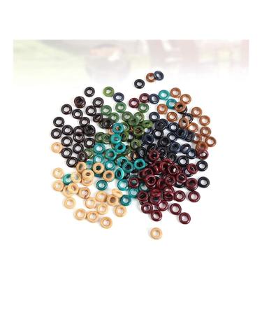 LIXBD 800pcs Wooden Dreadlock Beads - Colorful Loose Spacer Rings & Accessories for Dreads - Buy Online on GoSupps.com
