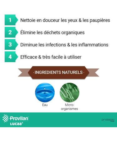 LUCAA+ Probiotic Eye Wash for Dogs/Cats Organic/Vegan/Natural 100 ML - Buy Online on GoSupps.com