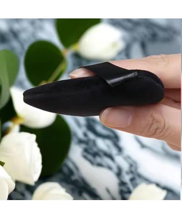 4 Pieces Soft Triangle Powder Puff - Velour Makeup Sponge for Loose Mineral Powder - Black Face Makeup Applicator - Buy Online on GoSupps.com