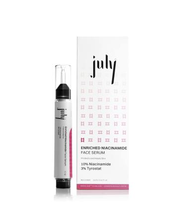 July Enriched Niacinamide Face Serum For Acne Hyperpigmentation & Acne Marks Skin Clarifying Even Skin Tone Innovative SpringDew Technology For Women and Men 15ml