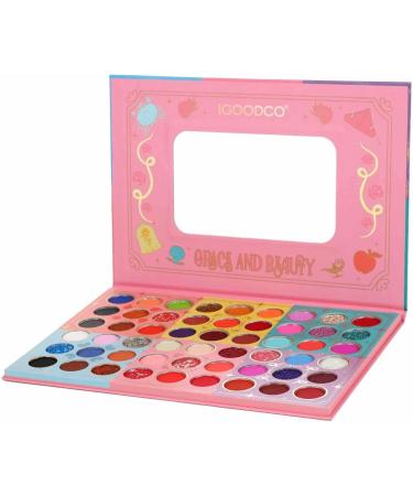 Shimmer Eyeshadow Palette | 54 Colors Matte Shimmer Eye Shadow | Long Lasting Smooth Velvet Texture Eye Shadow Palette Makeup For Women Girl Halloween Makeup Hersil - Buy Online on GoSupps.com