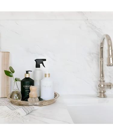 L'AVANT Collective Dish & Hand Soap Duo Fresh Linen | High Performing Formula Luxurious Ingredients for Soft & Smooth Hands & Dishes | 2 Reusable Glass Bottles Kitchen Accessories Home Decor Gifts - Buy Online on GoSupps.com