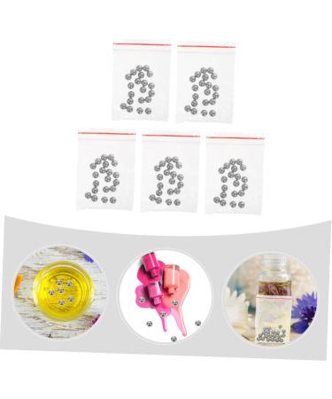 FRCOLOR 5 Nail Mixing Ball Accessories for Nail Care Stainless Balls Models Nail Gel Polish Colour Mixing Ball Stainless Steel Mixing Tools Mixing Multifunctional Glaze Manicure Tools Painting - Buy Online on GoSupps.com