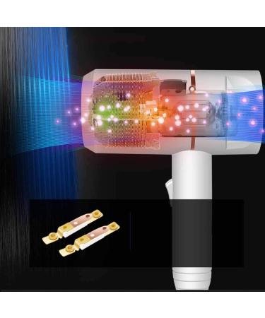 1800W Professtional Hair Dryer Salon Hairdryer Ionic Hair Dryer Portable Hair Dryer 2 Speed and 3 Heat with Nozzles Overheat Protection Low Noise Lightweight for Home Use Travel Black Small - Buy Online on GoSupps.com