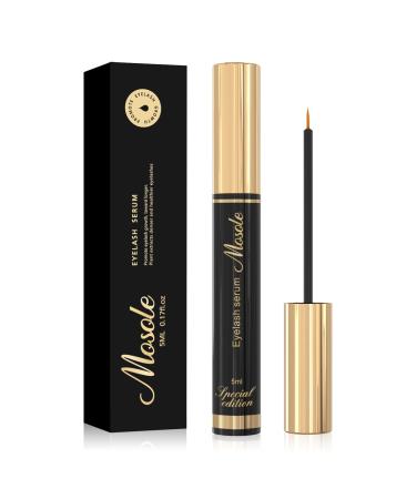 Premium Eyelash Growth Serum - 5ml Fuller & Longer Looking Eyelashes Lash Enhancing Serum for Natural Lashes or Lash Extensions & Brows  Vegan & Cruelty-Free