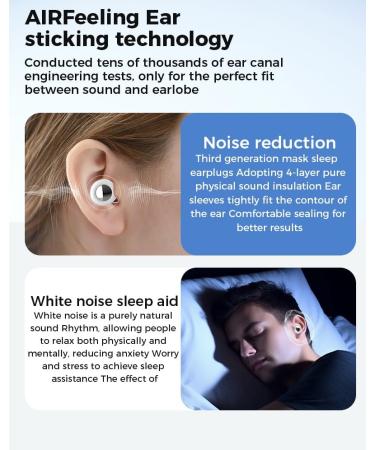 Birbaska 2 Ear Plugs for Sleeping Noise Cancelling Snoring Work and Travel with Carrying Case to 27-48 db Noise Reduction - Buy Online on GoSupps.com