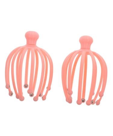 Anneomas 2 STK Head massager Tuben squeezing key Hand massage devices Massage scrapers for the head manual promote massage devices stencil plastic steel wire man