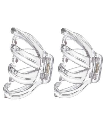 4 Pack Octopus Hair Clips for Thick Long Hair - No Slip Grip (Clear, 8.5 cm) - Buy Online on GoSupps.com