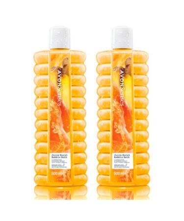 Avon Bubble Bath | New Juice Burst Bubble Bath | 2 x 500ml Juicy Orange