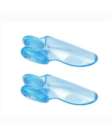 Bunion Cushion Protector 1Pair Of Bunion Corrector Pads With Separator For Big Toe Gel Shield For Foot Pains Relief Cocoons Corns Self Pedicure Foot Rest (blue One Size) One Size Blue