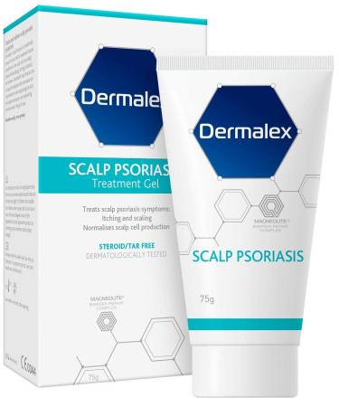 Dermalex Psoriasis Scalp Treatment Gel Developed by Dermatologists to Treat Scalp Psoriasis Symptoms 75 g