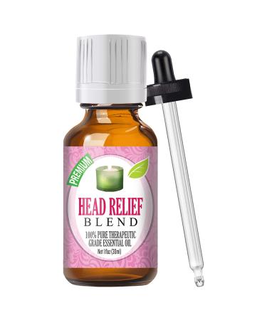 Healing Solutions Head Relief Blend Essential Oil - 100% Pure Therapeutic Grade - 30ml - Aromatherapy Oils