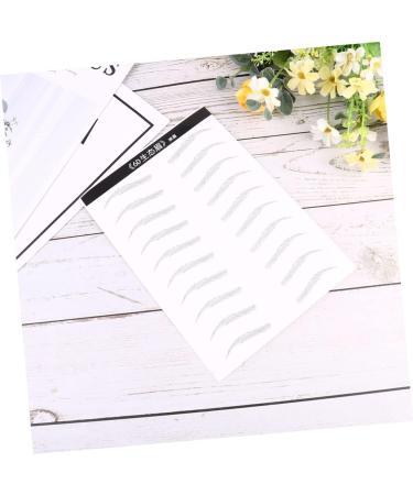 Mipcase 2 Pairs Simulation Eyebrow Artificial Eyebrow Patch Eyebrow Stickers 3 Proof Makeup Tools - Buy Online on GoSupps.com