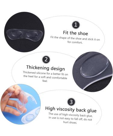 FRCOLOR Heel Stickers - 3 Pair Self-Adhesive Heel Cushions & Grips for Comfort - International Shipping Available - Buy Online on GoSupps.com