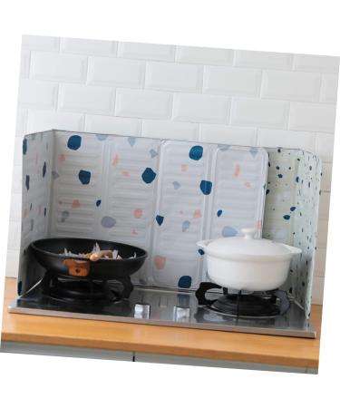 Zerodeko 2pcs Grease Splatter Guard Oil Block Anti Splatter Shield Guard Frying Pan Spit Guard Non-Stick Frying Pan Removal Scald Proof Board Foil Gas Stove Shield Aluminum Foil Heat Shield As Shownx2pcs mediumx2pcs - Buy Online on GoSupps.com
