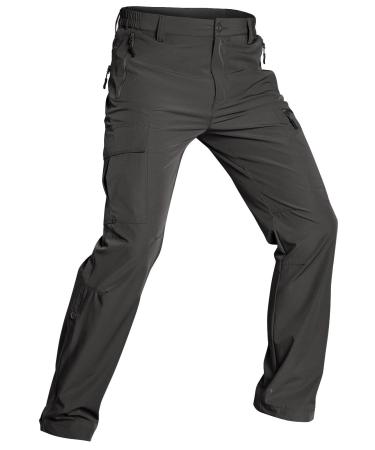 Waspornow hiking trousers-outdoor trousers-for-master-waterproof-acting-active trekking trousers-outdoor trousers Summer Stretch Tactical pants Baggy Work pants function pants with 5 pockets xl gray