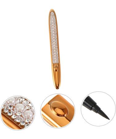 Beavorty 3pcs self adhesive mascara eyeshadow pencil eyeliner black Self-adhesive Eyeliner tight Paste drill 1 count (Pack of 1) Goldenx3pcs - Buy Online on GoSupps.com