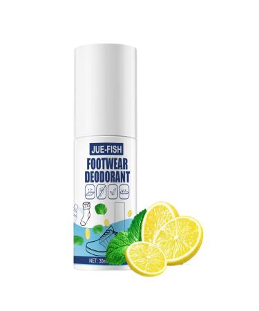 30ml Natural Shoe Socks Foot Deodorant Odor Spray Eliminates Odor Removal AntiBacterials Antifungals Shoes and Socks Refresher Sporter Rundaotong A: 30ml box