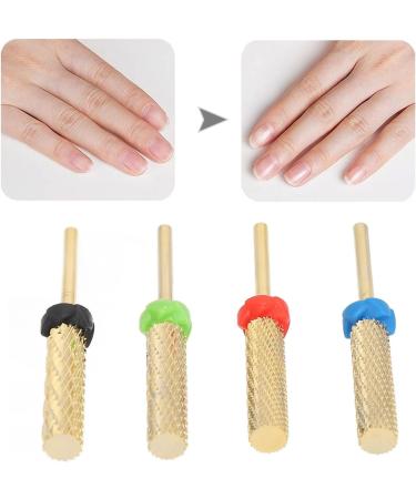 Nail Drill Bit Set Repairing Nail Drill Bits Multi Functional Ultra Long Cylindrical Portable for Beauty Salon - Buy Online on GoSupps.com
