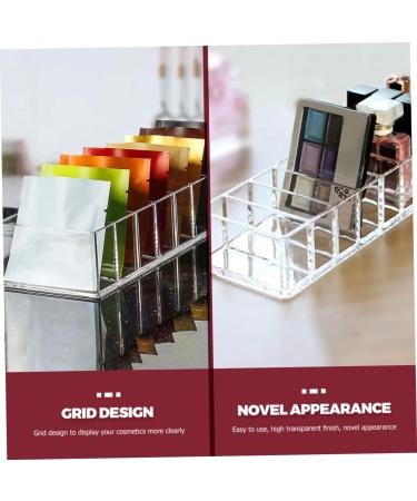 Balacoo 3pcs Box Makeup Storage Box Makeup Compact Organizer Eye Shadow Holder Eye Shadow Box Acrylic - Buy Online on GoSupps.com