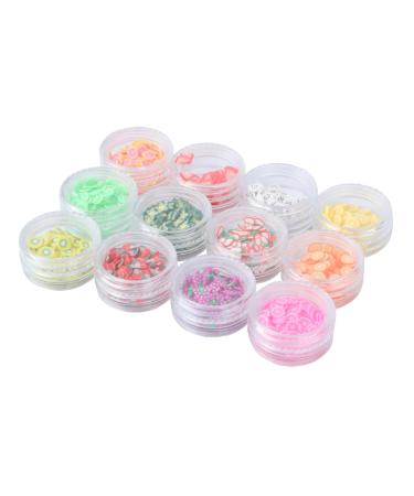 POPETPOP 1 Set Diy Nail Slice Decorations Strawberry Decor Stickers for Nails Food Colouring Strawberry Stickers Fruit Charms Fruit Slices for Diy Crafts Nail Fruit Slice medium Assorted Color