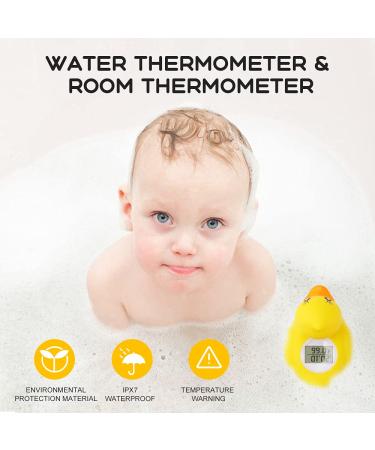 Digital Baby Bath Tub Thermometer - Upgraded Duck Toy with Temperature Alerts for Infants & Toddlers - Buy Online on GoSupps.com