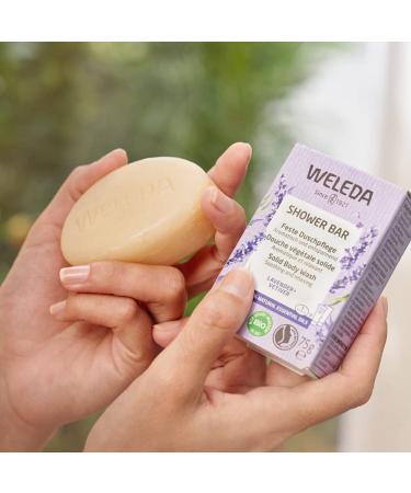 Weleda Lavender and Vetiver Shower Bar Clear - Buy Online on GoSupps.com