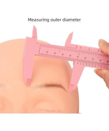 ANKROYU 10PCS Eyebrow Stencil Microblading Ruler Eyebrow Shaping Stencil Ruler Double Scale Sliding Eyebrow Measuring Ruler for Home - Buy Online on GoSupps.com