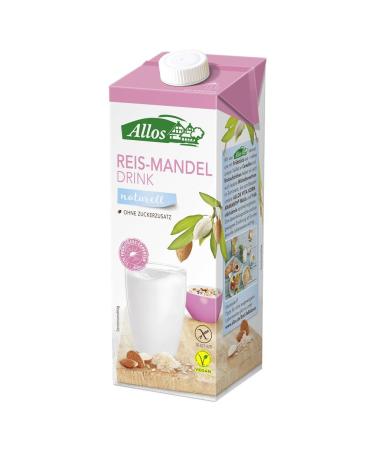 Allos Organic Rice-Almond Natural Drink (1 x 1 l)
